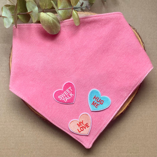 Cotton Candy Pink Corduroy Bandana