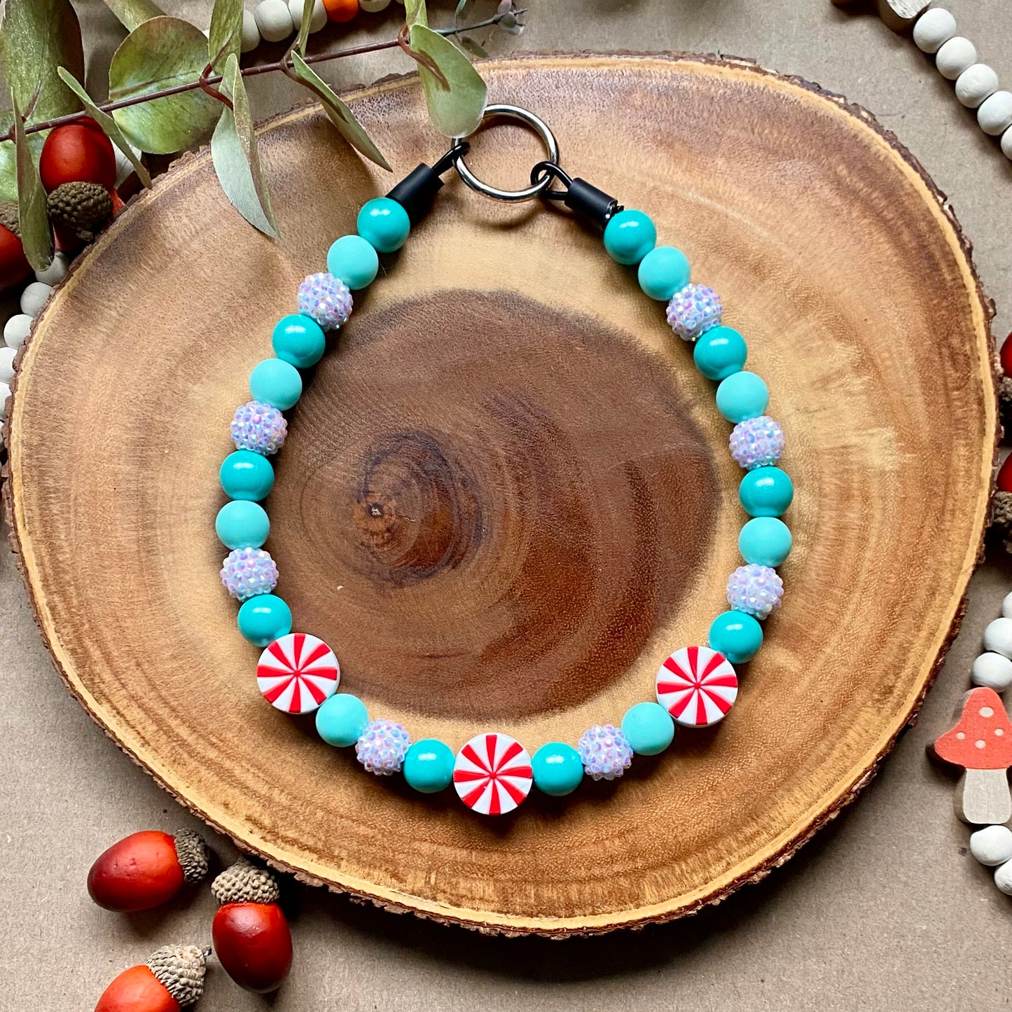 Peppermint Beaded Collar