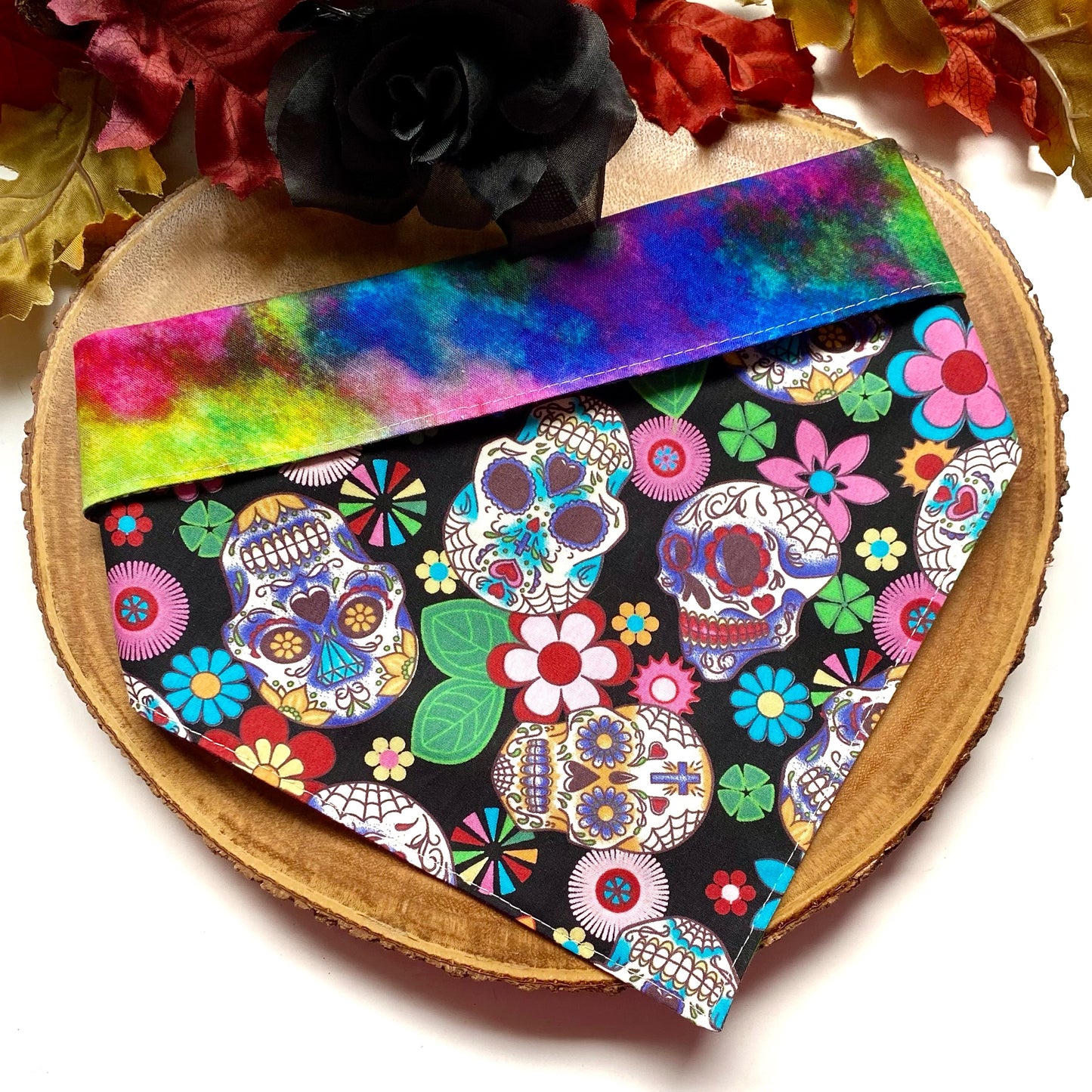 Neon Skulls Bandana