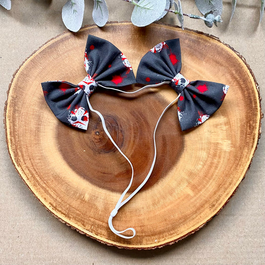 Horror Dog Double Bows