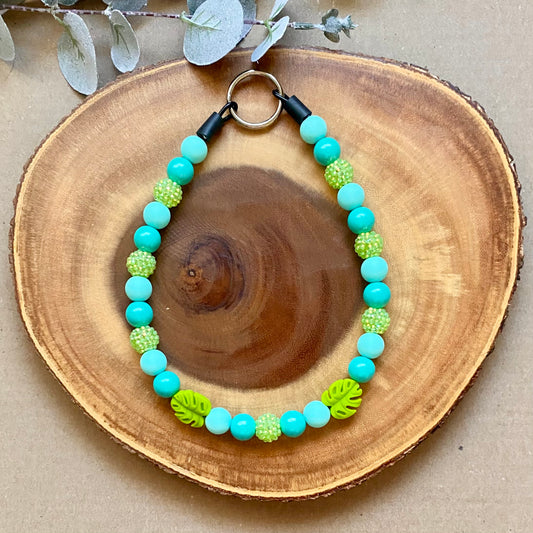 Monstera Beaded Collar