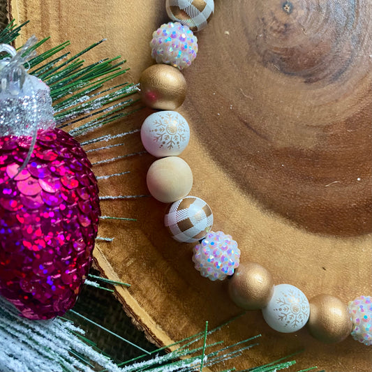 Boho Winter Beaded Collar