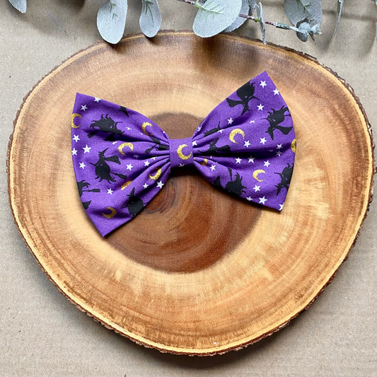 Season of the Witch Dog Bowtie & Head Bow