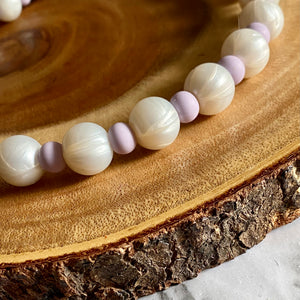 Lavender Love Beaded Collar
