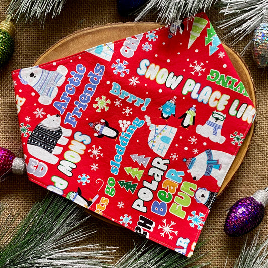 Polar Express Dog Bandana