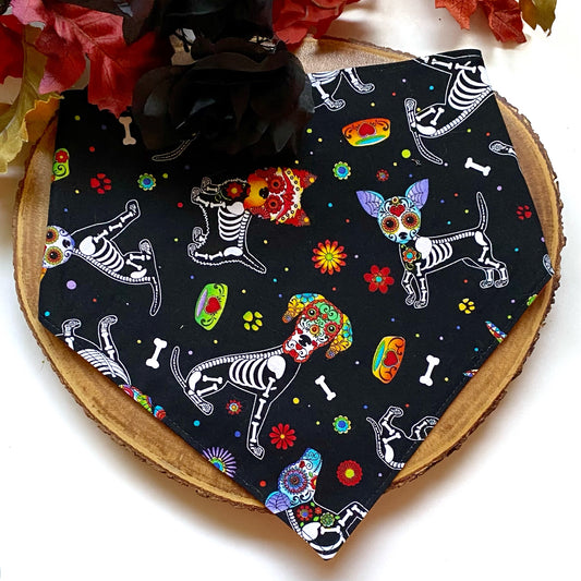 Sugar Skull Dogs Bandana