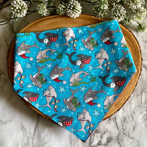 Santa Sharks Bandana