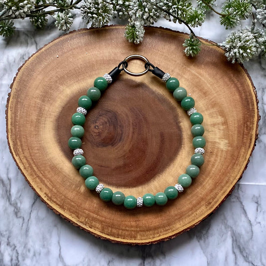 Green Aventurine Beaded Collar