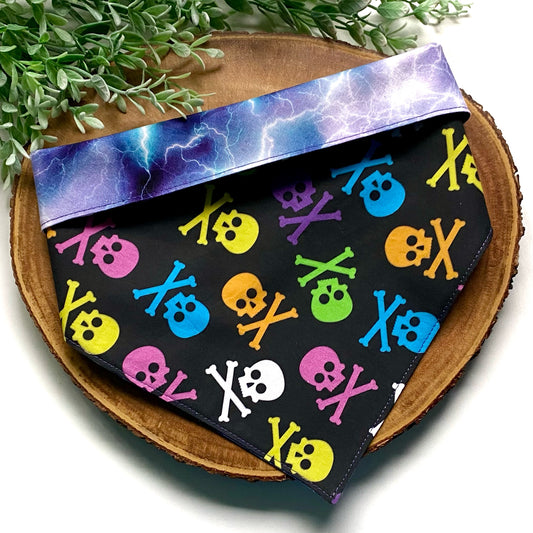 Neon Skulls Bandana