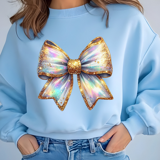 Icicle Bow Crewneck