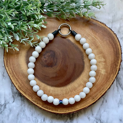 White Jade Beaded Collar