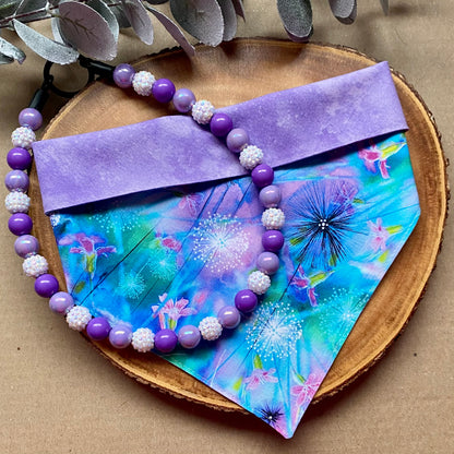 Wisteria Wonder Dog Beaded Collar