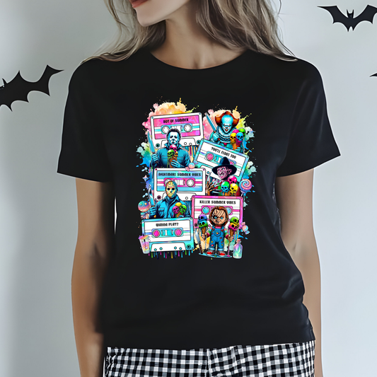 Mix Tapes & Horror Tank Top/ Tshirt