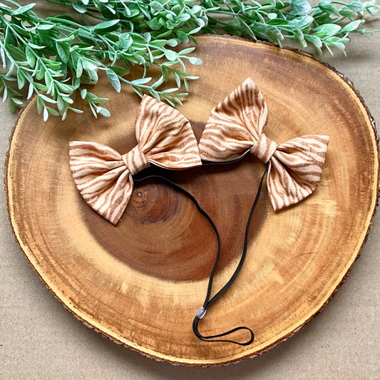 Neutral Vibes Double Bows