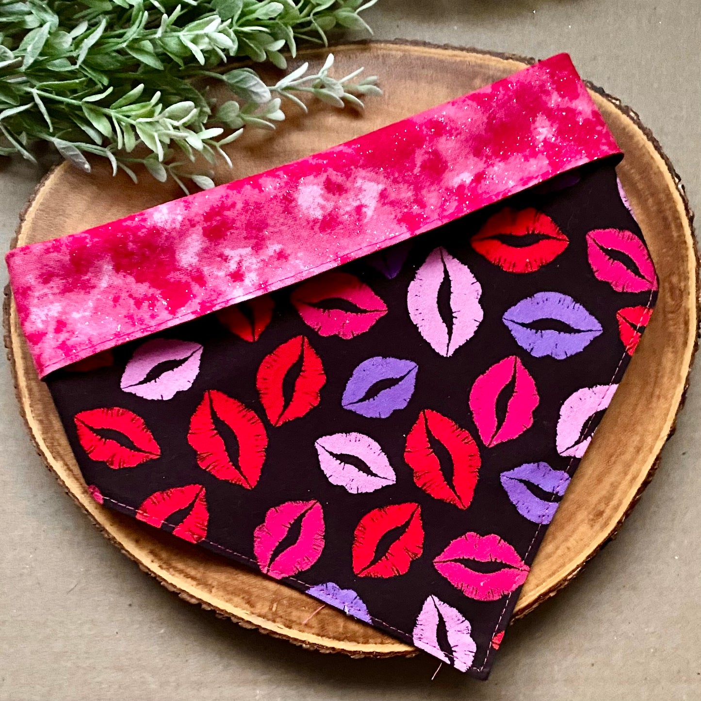 Dark Love Valentine Dog Bandana