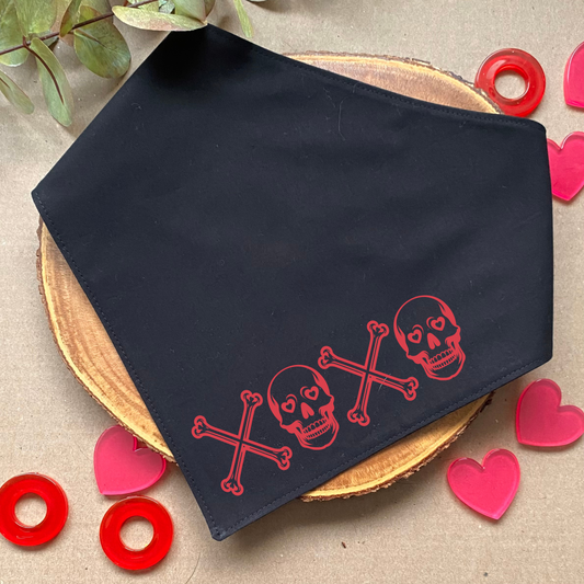 Kisses & Skulls Bandana