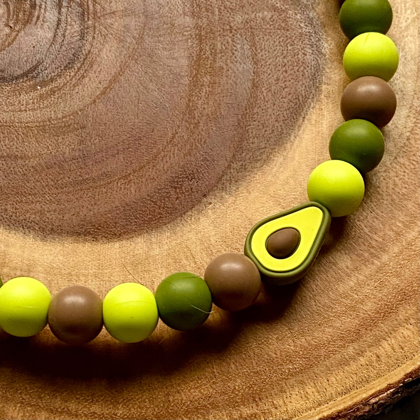 Avocado Beaded Collar