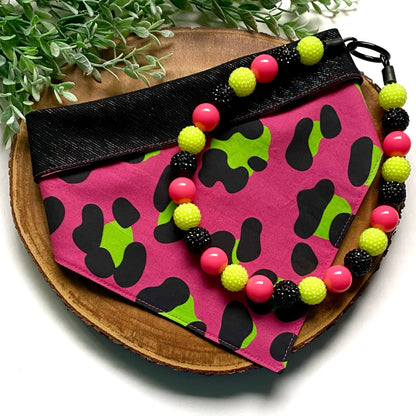 Neon Cheetah Bandana