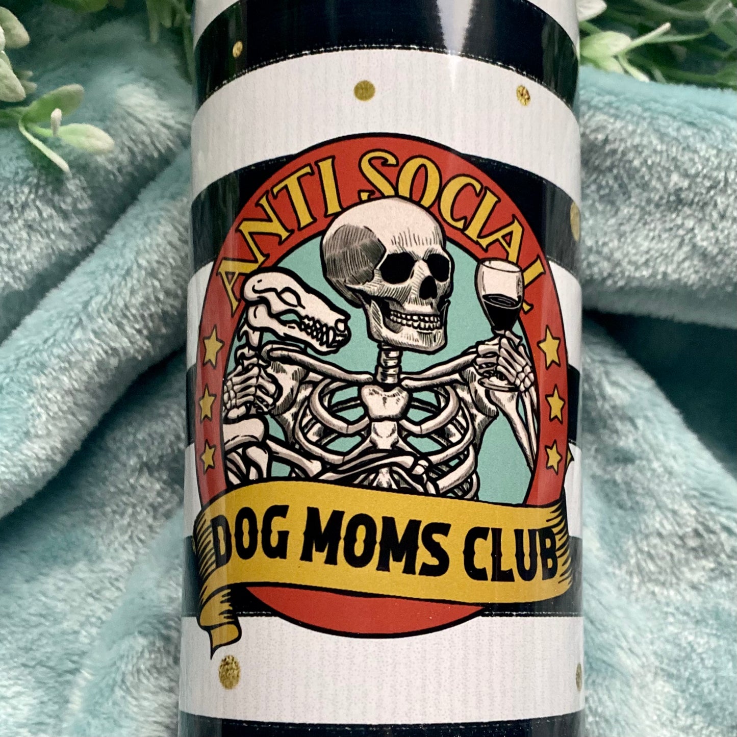 Anti Social Dog Mom Tumbler