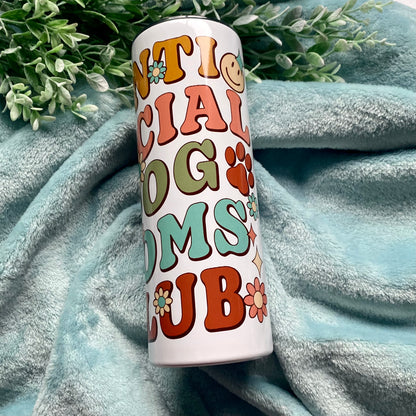 Retro Anti-Social Dog Mom Tumbler