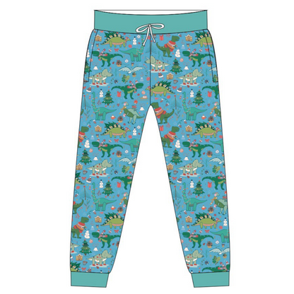 PRE SALE Christmas Dinos Human Pajama Pants