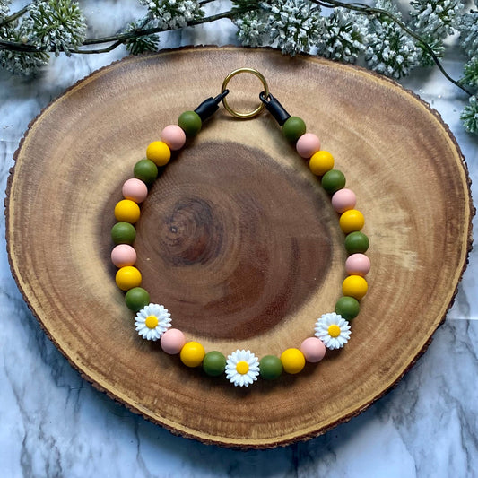 Retro Daisy Beaded Collar