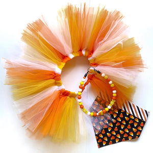 Candy Corn Beaded Collar