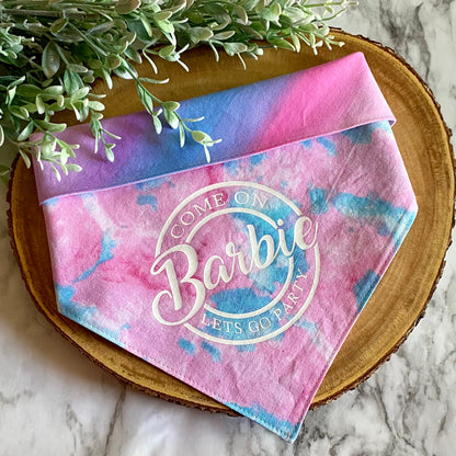 Tie Dye Barbie Bandana