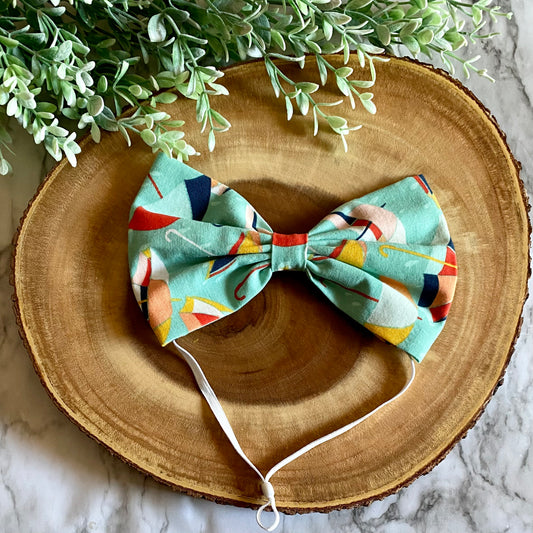 Beach Time Bowtie & Head Bow