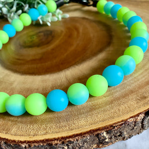 GLOW IN THE DARK Sea Vibes Beaded Collar