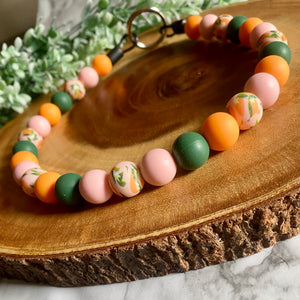 Georgia Peach Beaded Collar