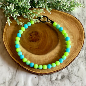 GLOW IN THE DARK Sea Vibes Beaded Collar