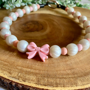 Barbie Cool Pink Bows Beaded Collar