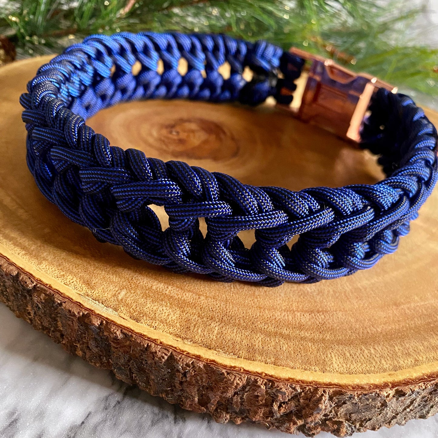 Paracord Collar The Blue