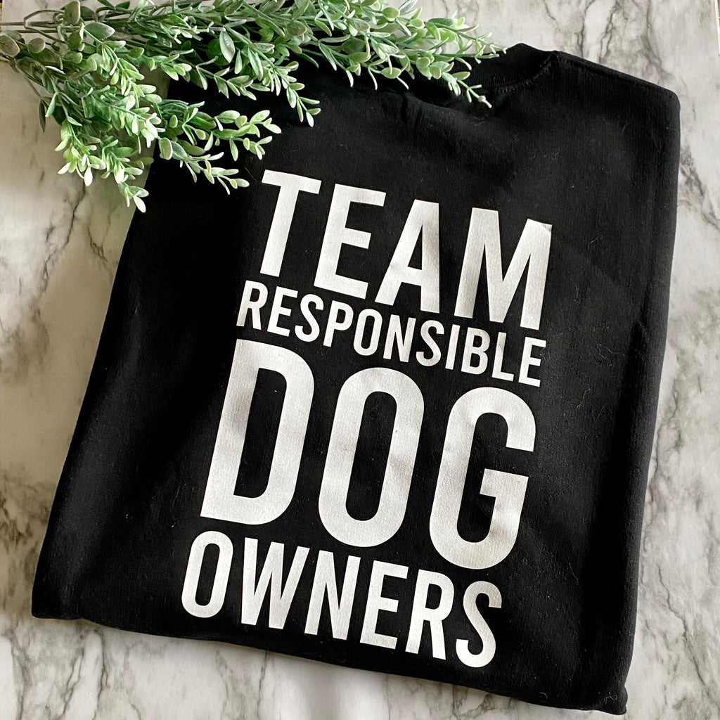 Team Responsible Dog Owner Crewneck